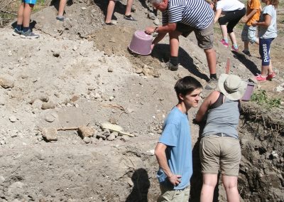 Újfalusi-sziget, szondázó ásatás 2016-2017